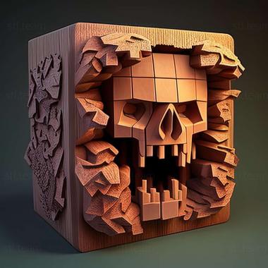 3D model Minecraft Dungeons game (STL)